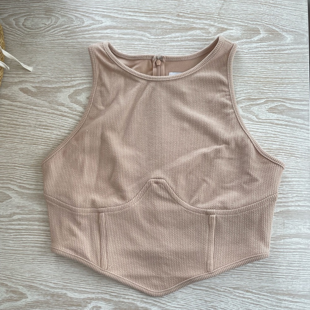 SABO crop top in light pink xl